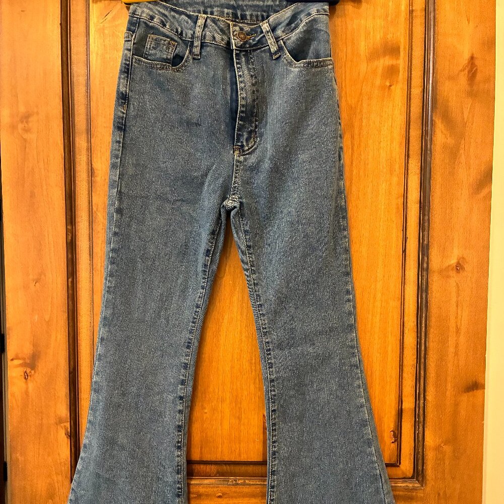 Cider Jeans Flair High Waister Size Small Long